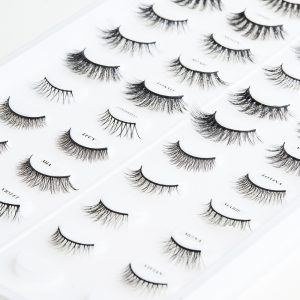 Faux Mink Lashes | 18 Pairs Lashes Book – 12-18MM