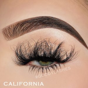 California 7d Fluffy Mink Lashes False Eyelashes
